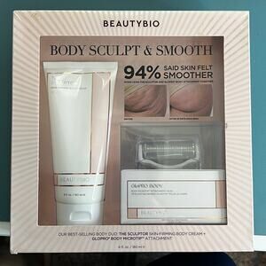 NWT Beautybio Body Sculpt and Smooth Body Cream & GloPro Microtip attachment